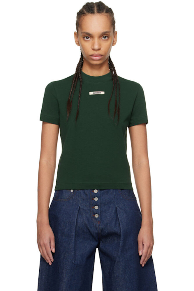 

Зеленая футболка «The Gros Grain» JACQUEMUS