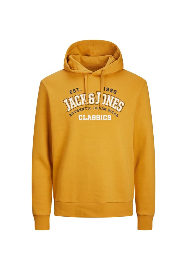 

Толстовка с капюшоном с логотипом Hoodie logo2 col Jack & Jones, желтый