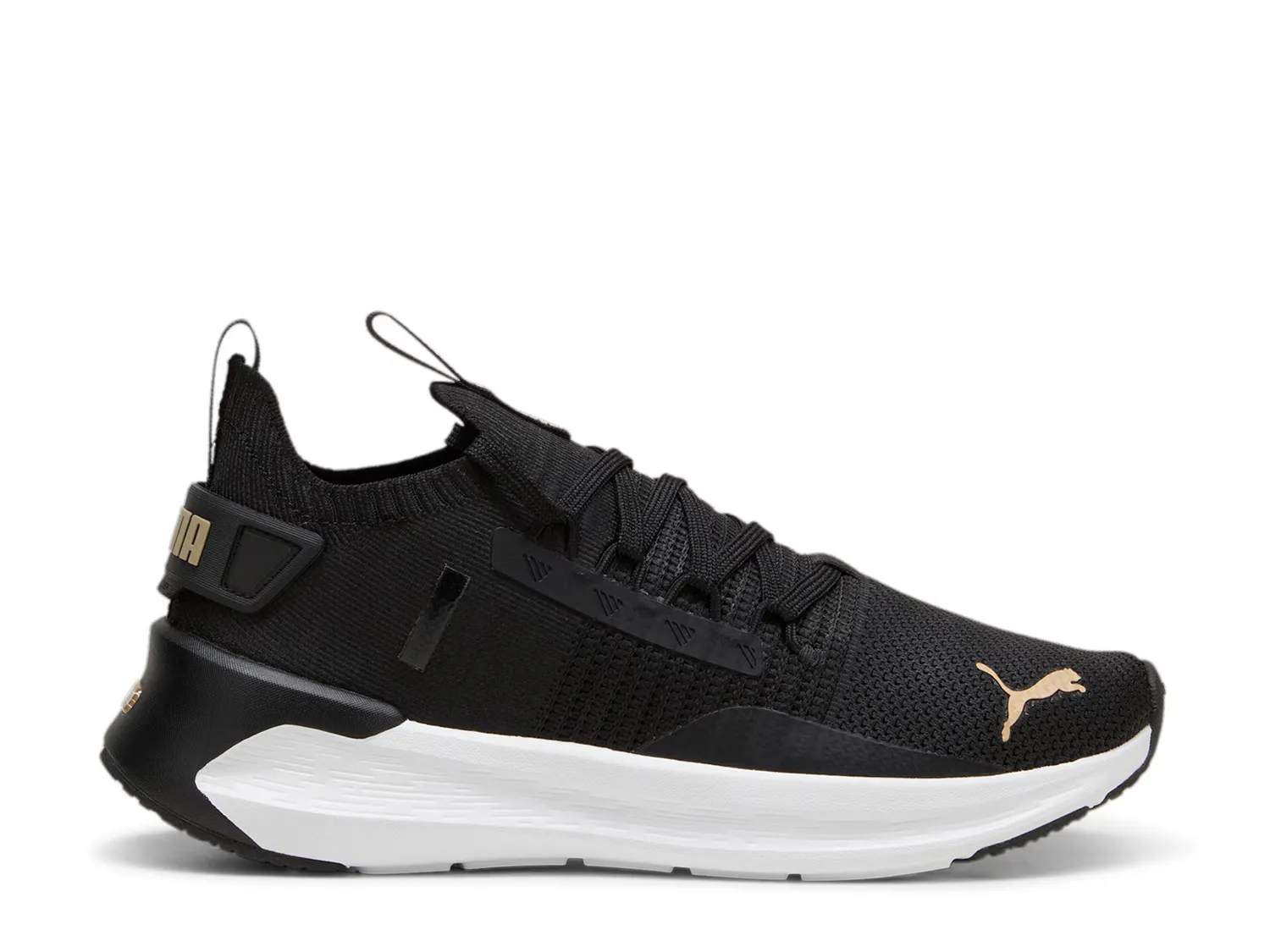 Кроссовки Softride Symmetry Fuzion Sneaker Puma, черно-белый