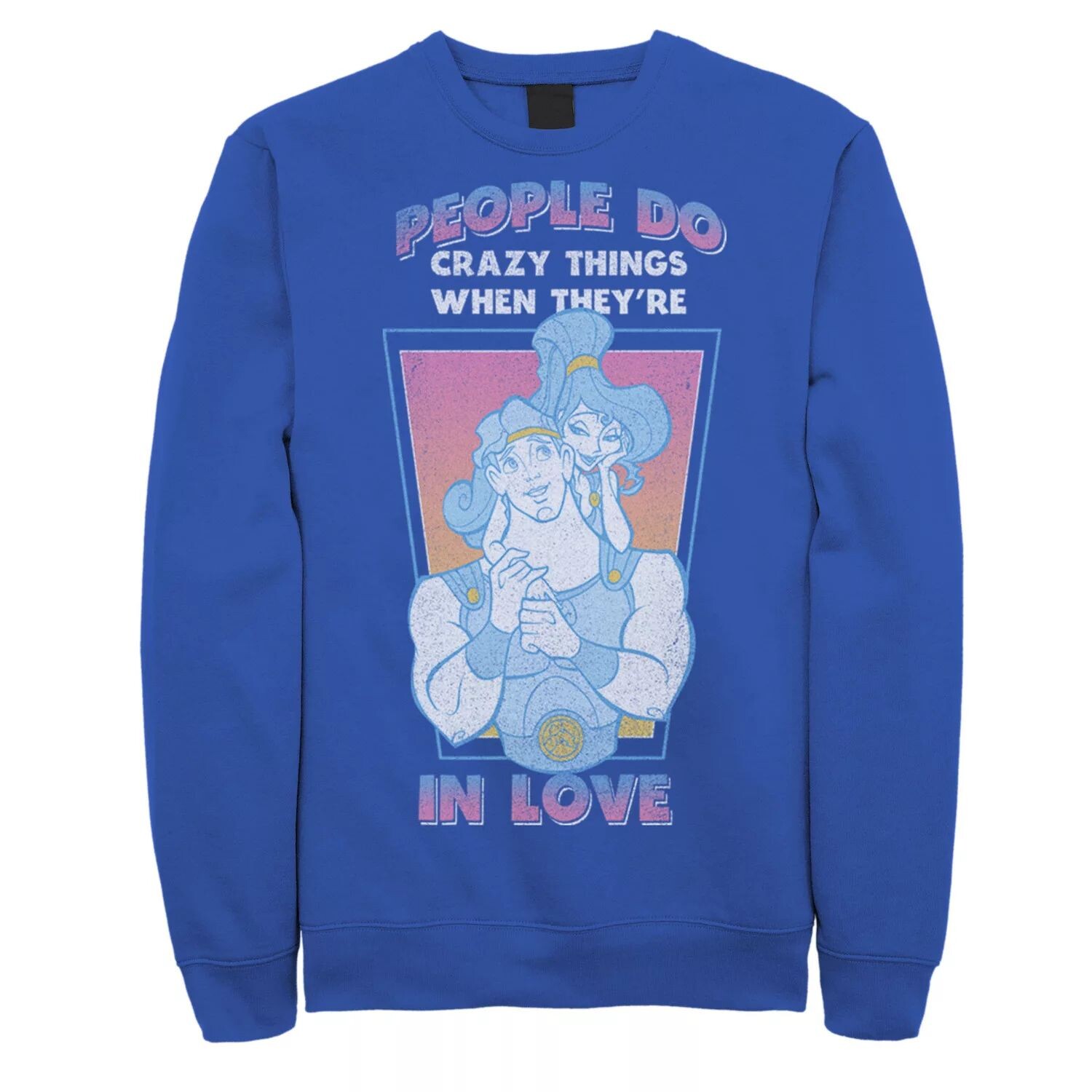 

Мужская толстовка Disney Hercules Megara Vintage Love Quote Licensed Character