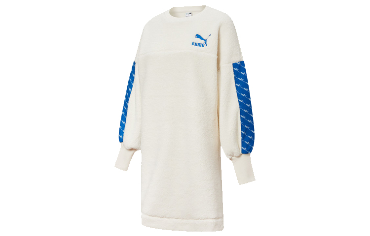 

Женское платье с длинными рукавами цвета экрю PUMA