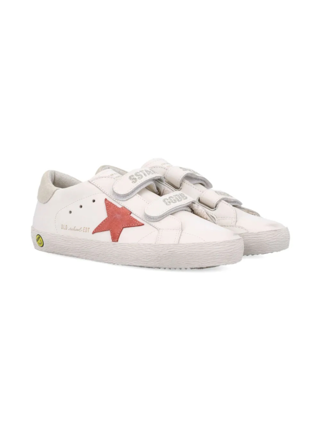 

Кроссовки Golden Goose Kids со звездами, белый