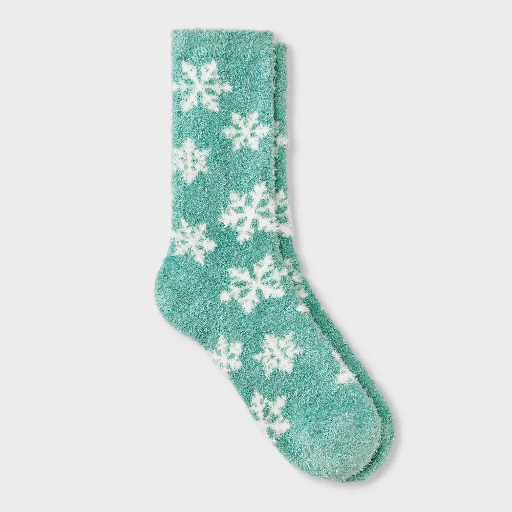 

Женские носки Snowflake Cozy Crew Socks - Auden, цвет Green