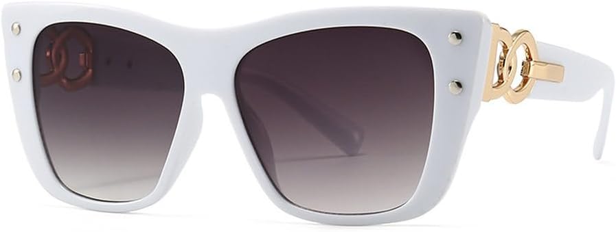 

Винтажные солнцезащитные очки «кошачий глаз» для женщин, модные современные черные солнцезащитные очки для мужчин, роскошные очки с защитой от УФ-излучения UV400 HVTVTLA, C3