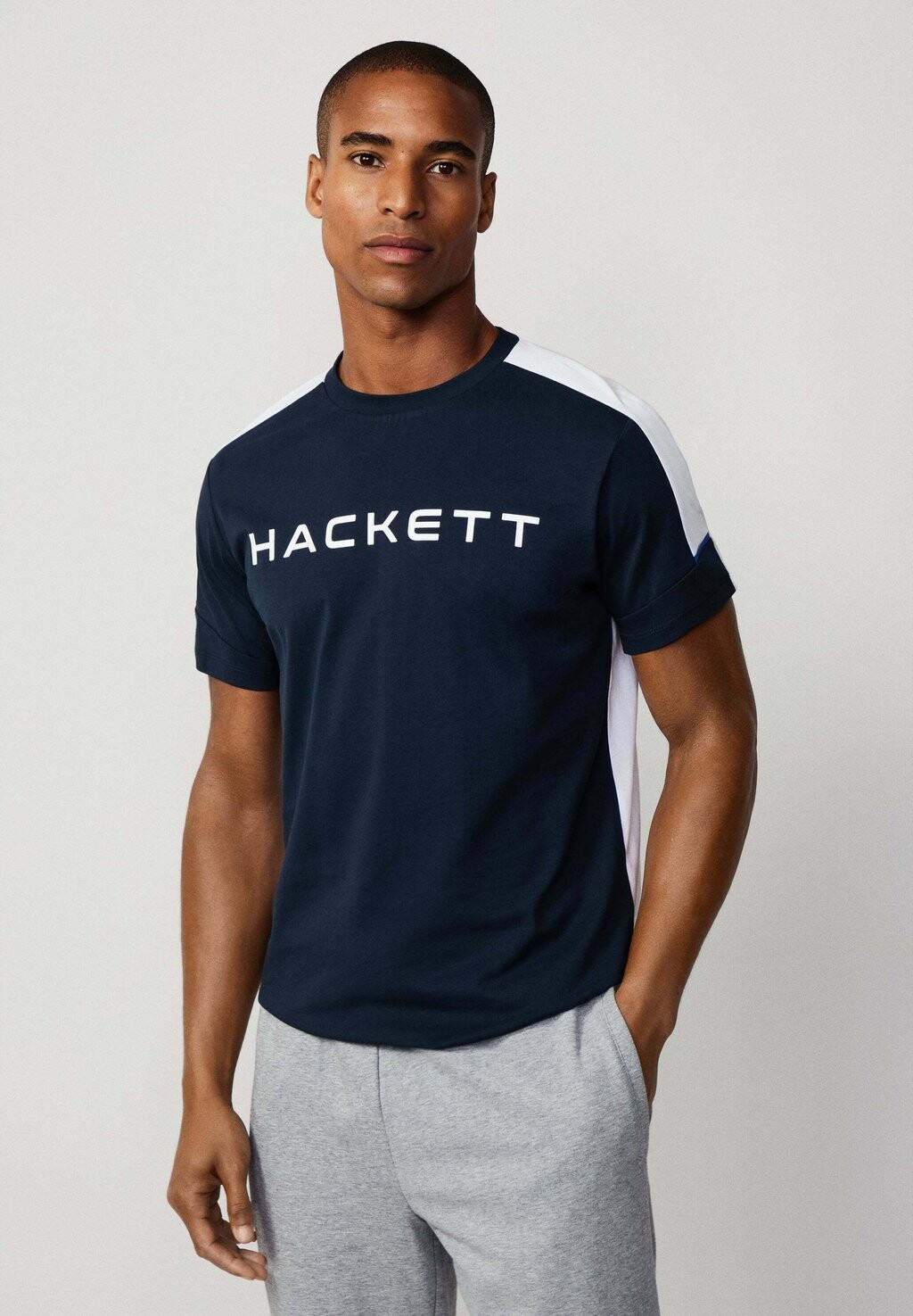 

Футболка с принтом TOUR Hackett London, синий