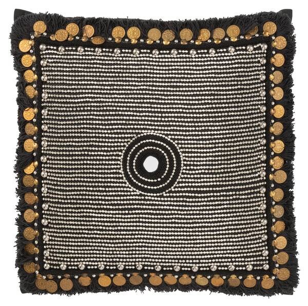 

Подушка J-LINE Ibiza, 45x45x45 см, черный