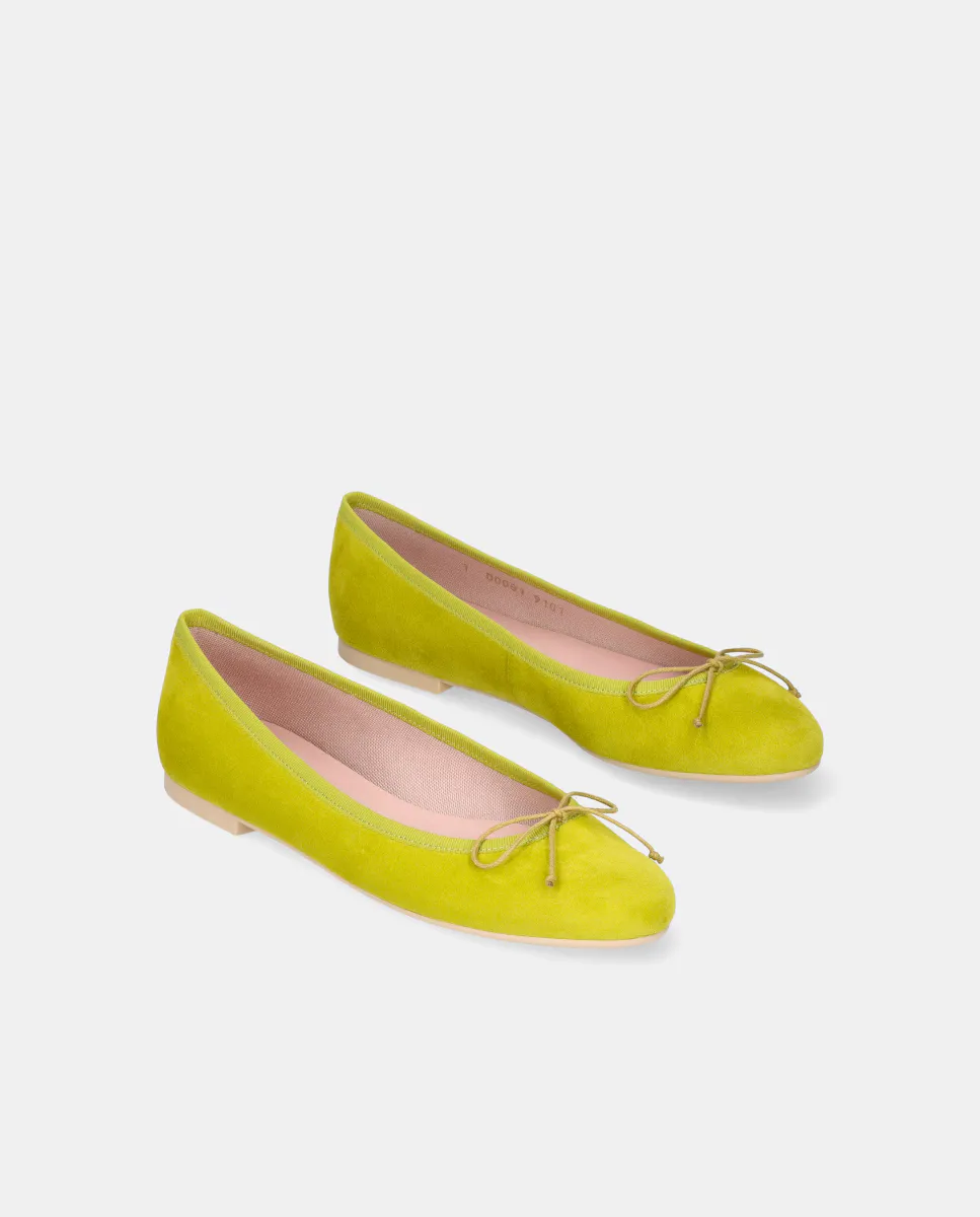 Женские балетки Nicole из мягкой замши Pretty Ballerinas, желтый — фото 2