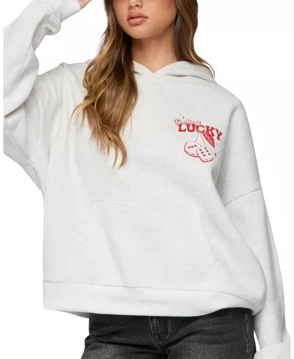 

Толстовка оверсайз, от которой чувствуешь себя счастливчиком Edikted, серый