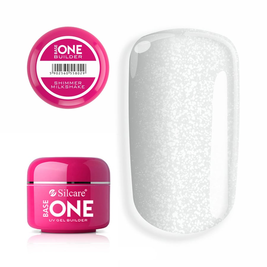 

Silcare, UV Base One Shimmer Milkshake Gel, 30 г