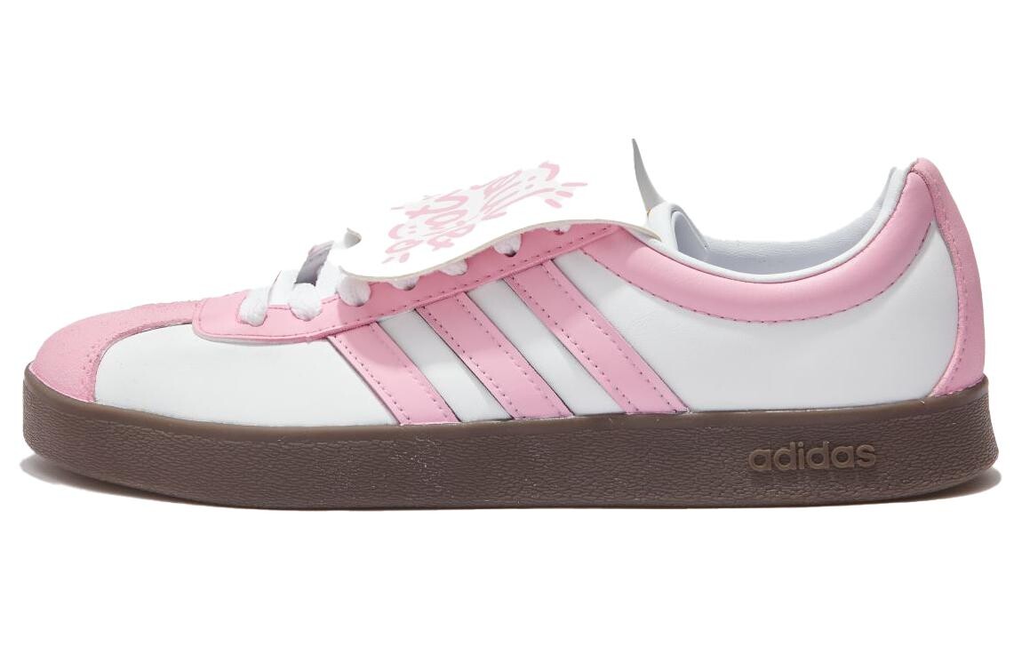 

Кроссовки adidas neo Vl Court Skateboarding Shoes Unisex Low-top White/pink, розовый