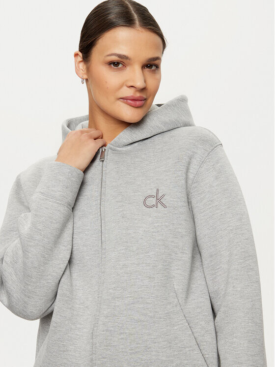 Толстовка свободного кроя Calvin Klein, серый — фото 4