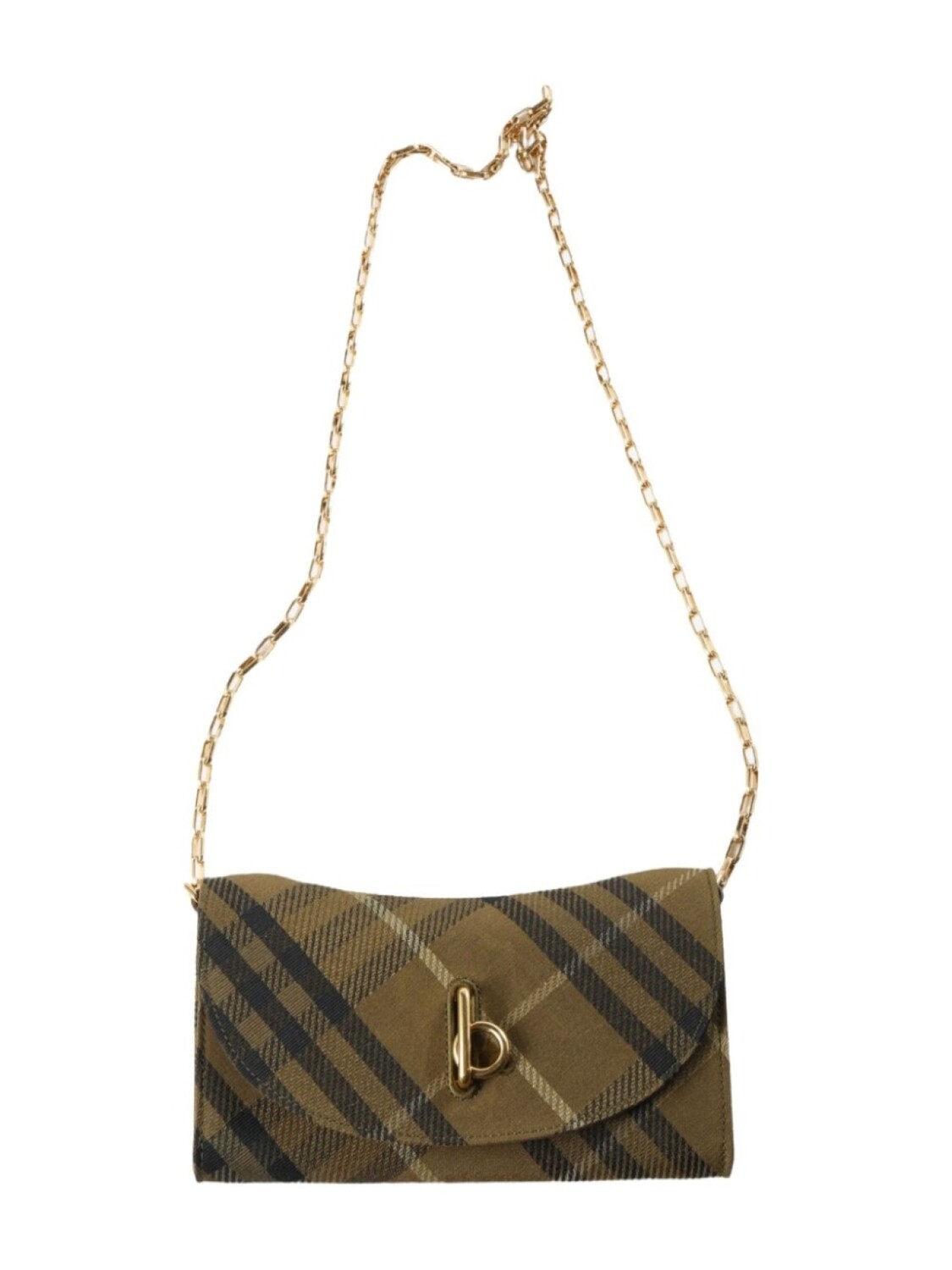

Сумка-клатч Burberry «Лошадь-качалка», зеленый