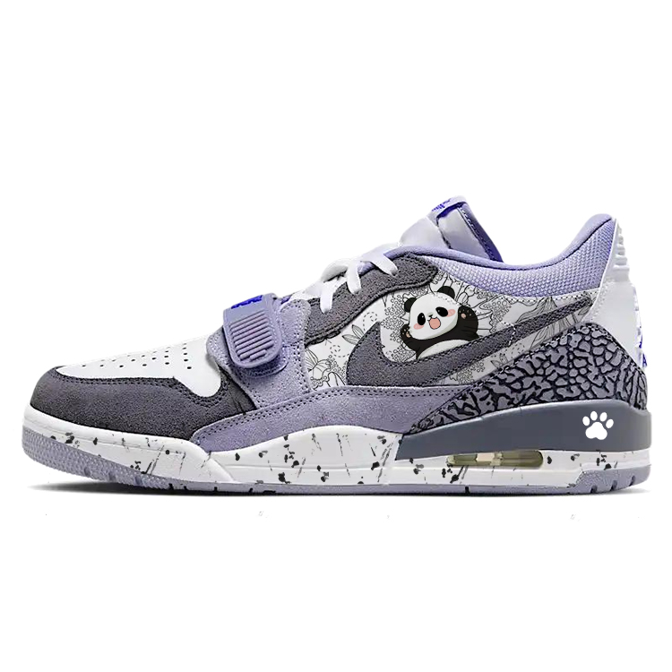 

Jordan Баскетбольные кроссовки Legacy 312 Vintage, низкие, мужские, фиолетовые/белые