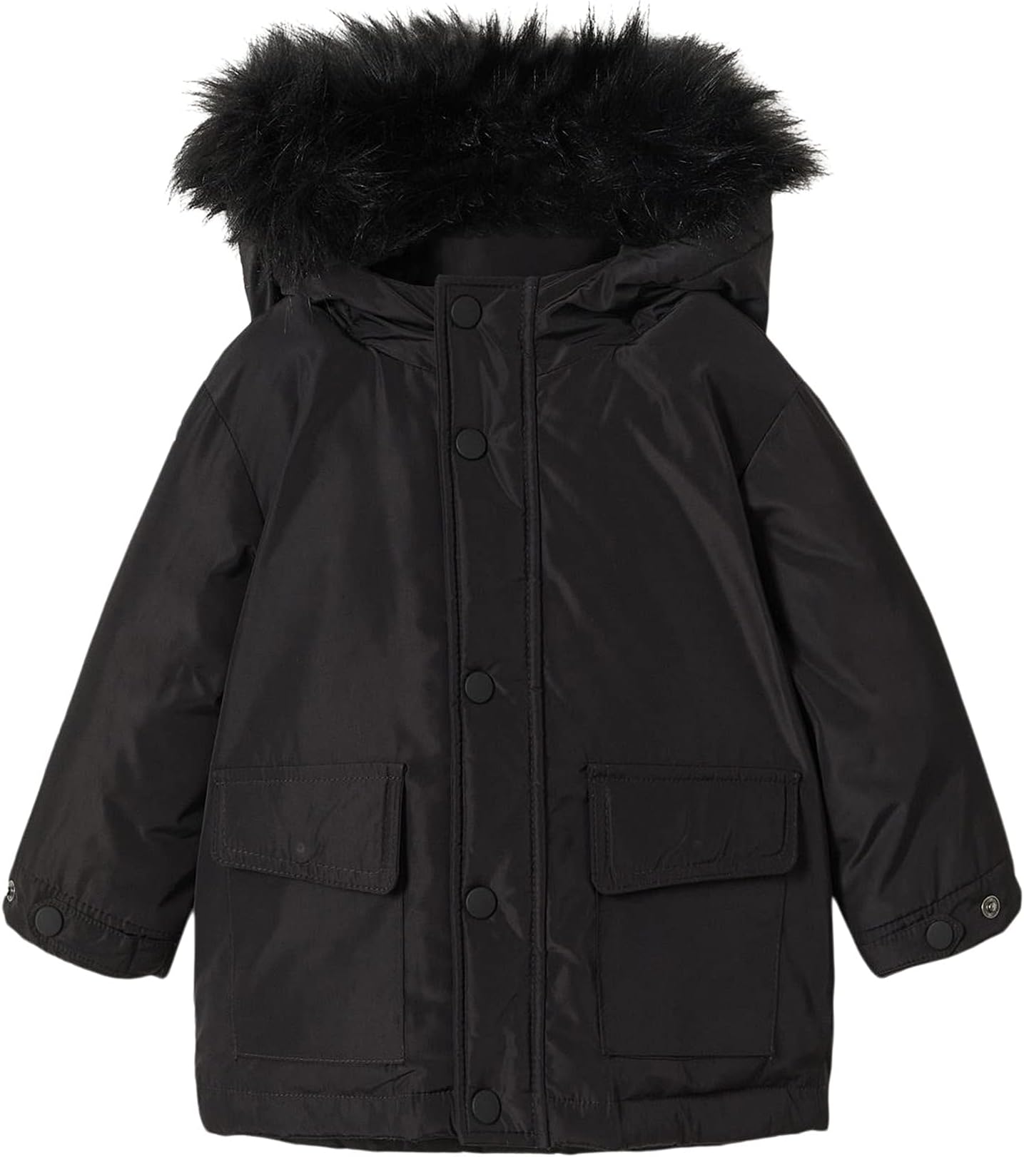 

Анорак Mango Preto Anorak, черный