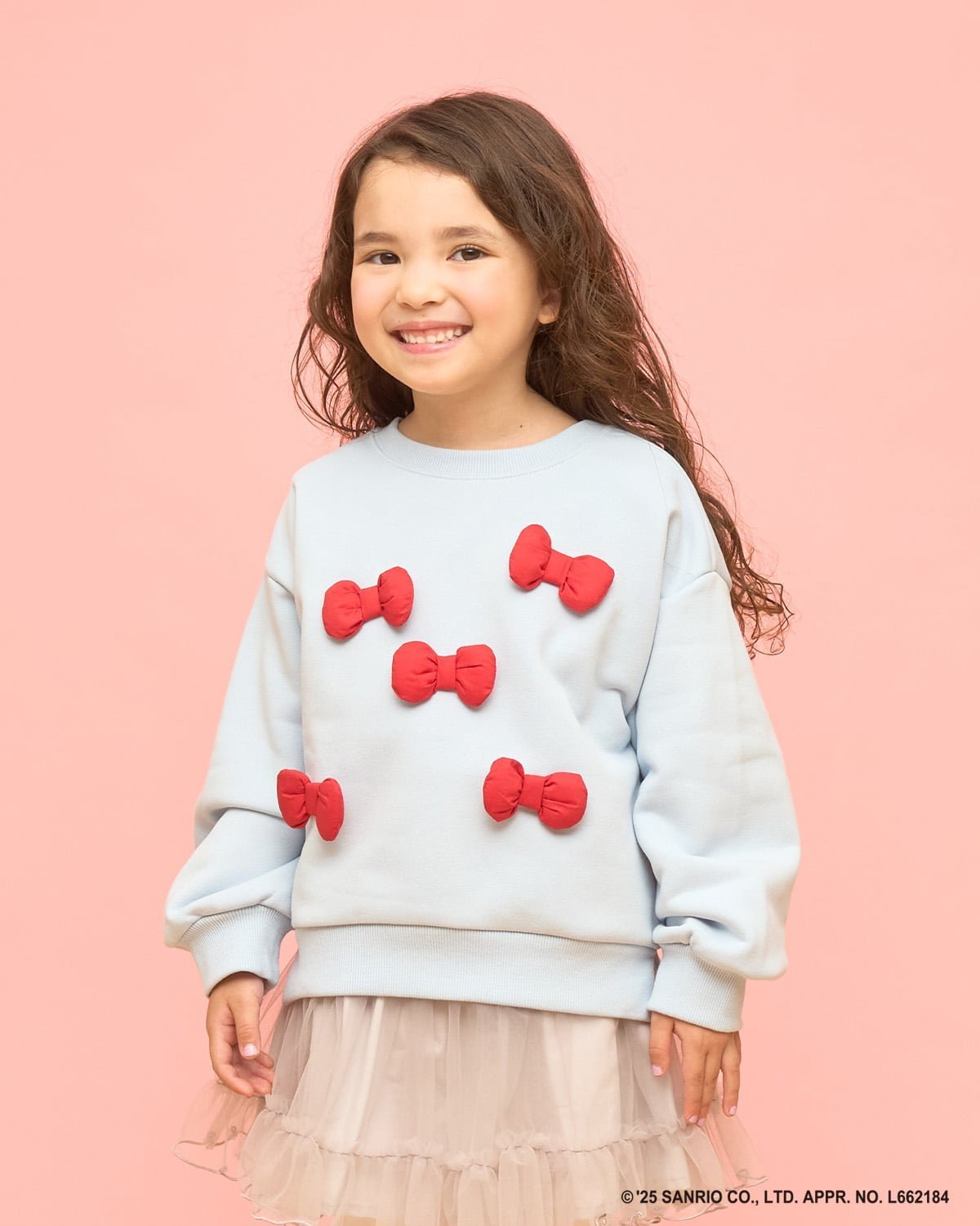 Толстовка Hello Kitty с 3D-лентой Lycee mine, Blue Gray