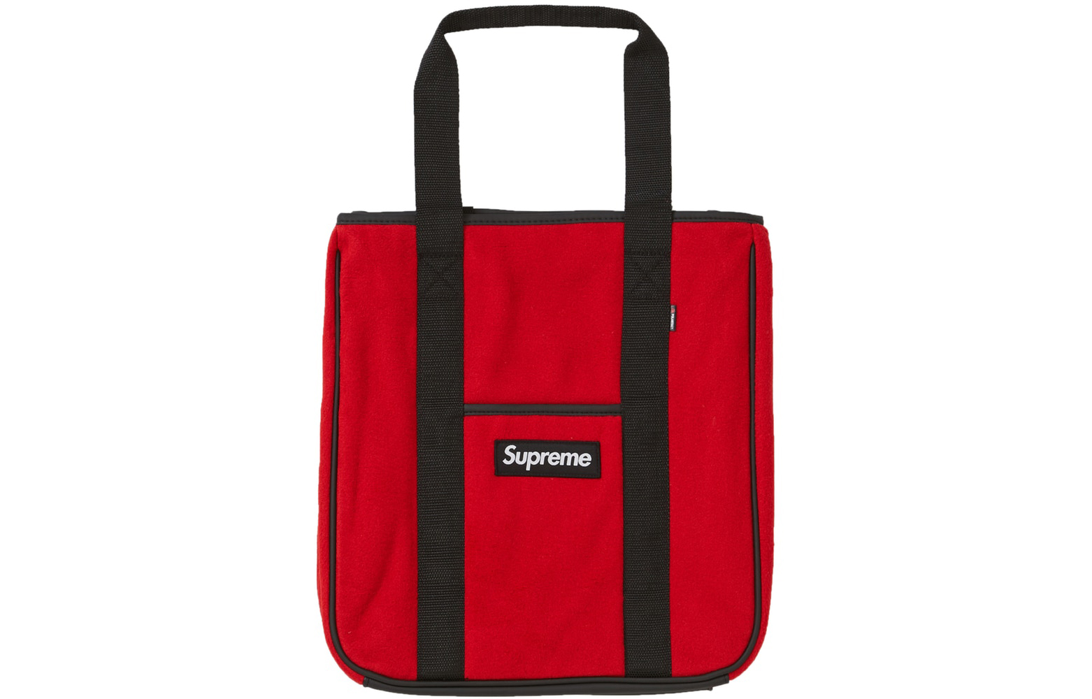 

FW18 Флисовая Сумка-шоппер, Шоппер, Повседневная Сумка Унисекс Красный Supreme