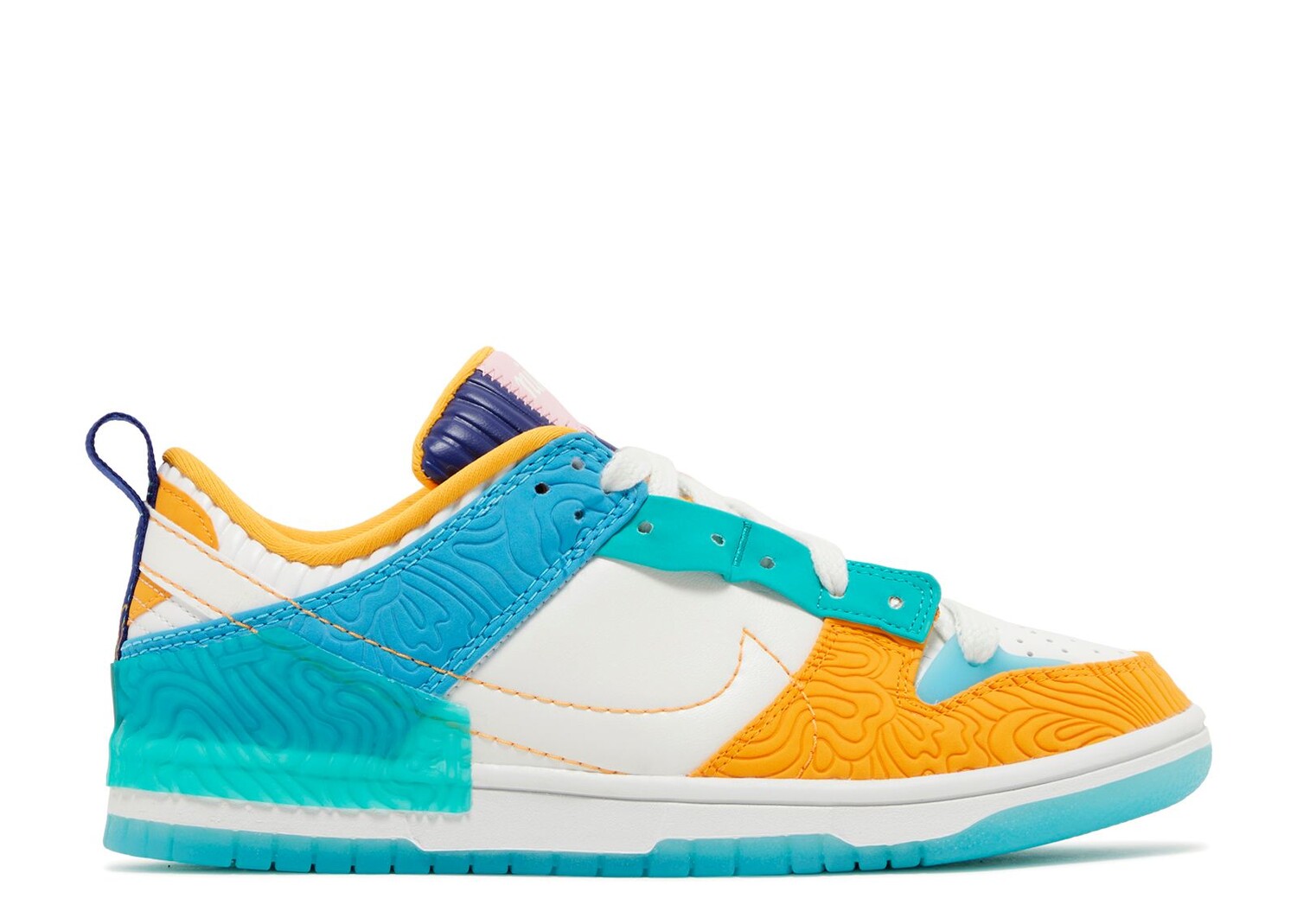 Кроссовки Nike Serena Williams Design Crew X Wmns Dunk Low Disrupt 2 'Clear Jade Sundial', разноцветный