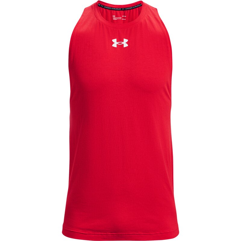 

Майка из хлопка без рукавов Under Armour, красный
