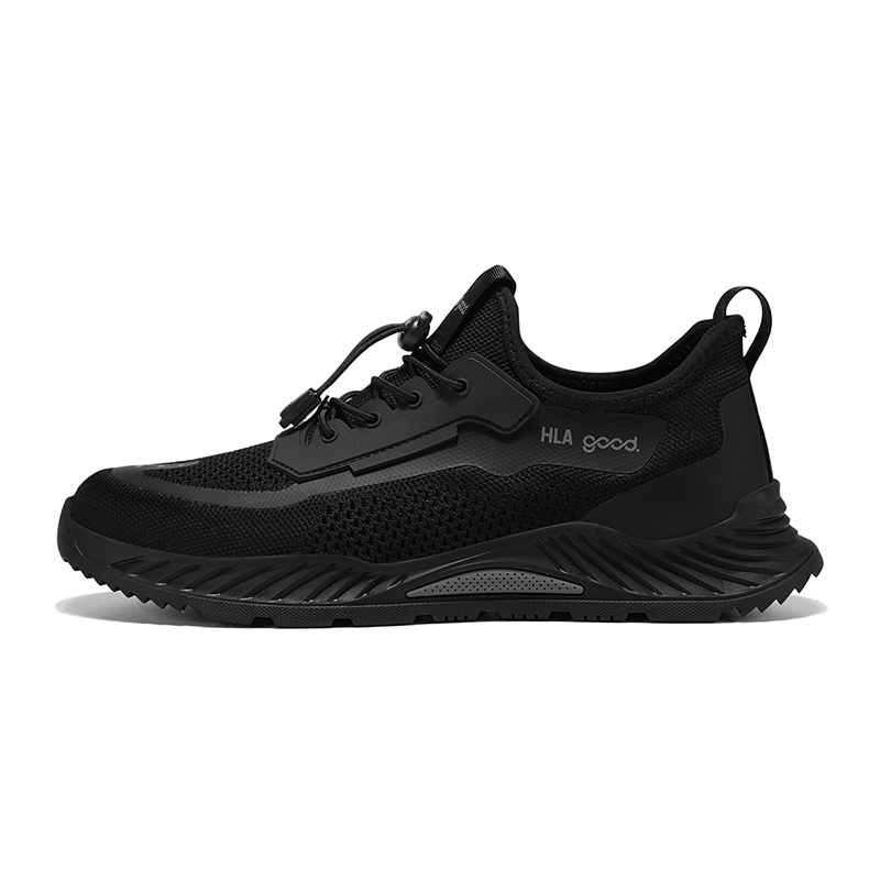

Износостойкие низкие повседневные туфли для мужчин HLA, Black