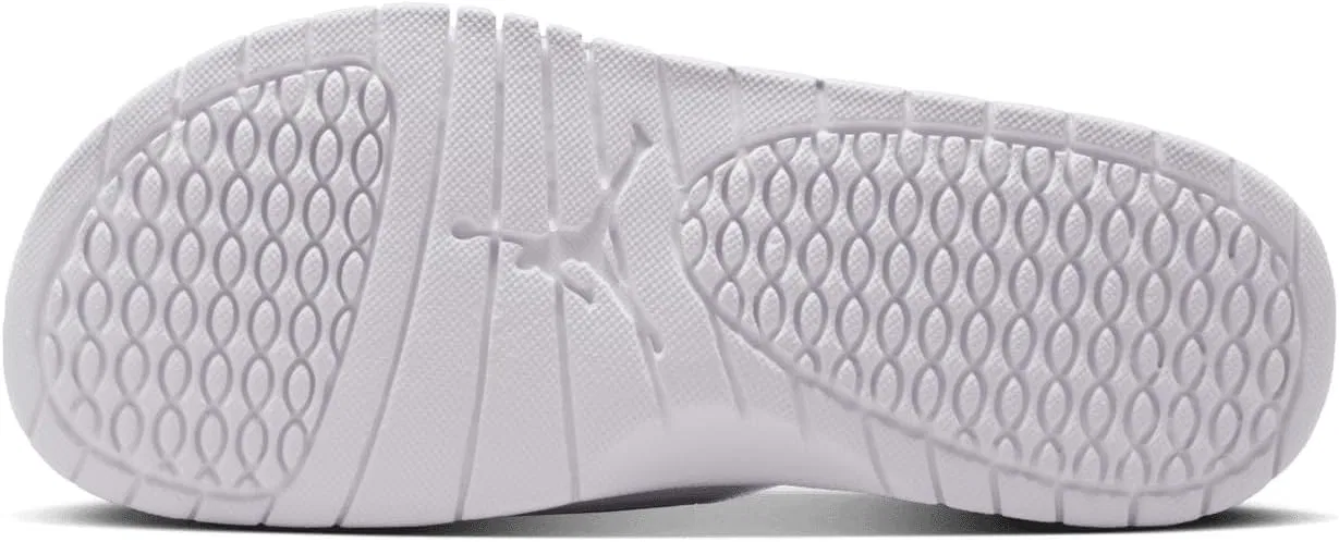 Мужские шлепанцы Jordan Hydro V Retro (555501-103, белый/черный/изумрудный/виноградный лед) — фото 3