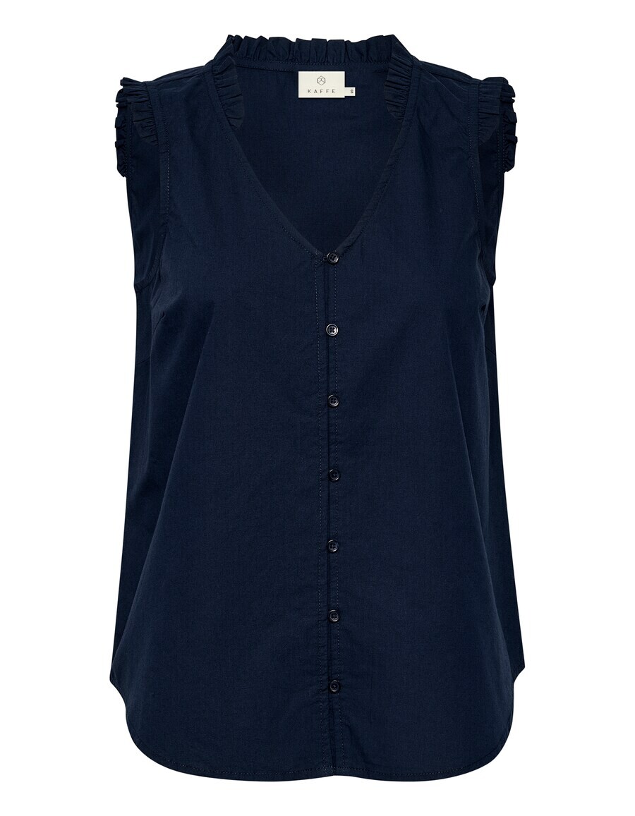 

Блуза Kaffe Blouse Elene, темно-синий