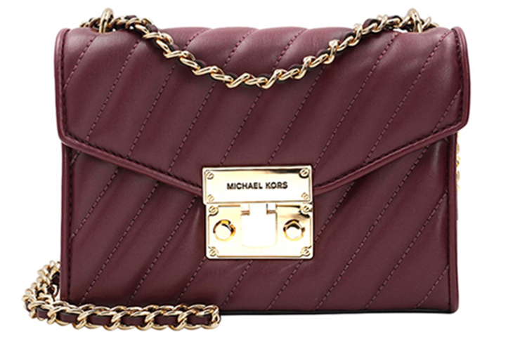 

MICHAEL KORS Женская сумка через плечо из искусственной кожи бордового цвета