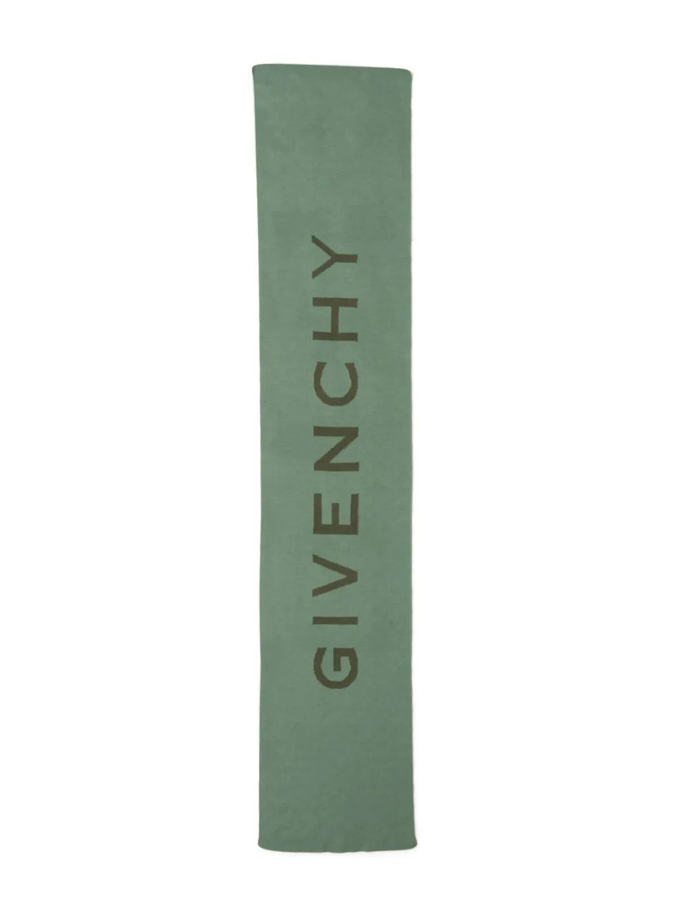 

Шарф с жаккардовым логотипом Givenchy, зеленый