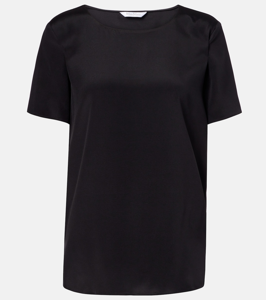 

Топ из смесового шелка Aris Max Mara, черный