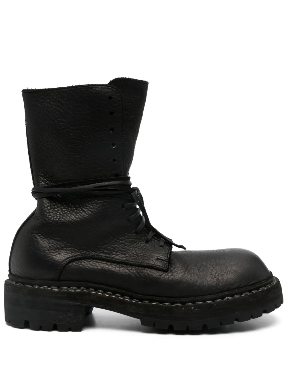 

Кожаные ботинки Guidi, черный