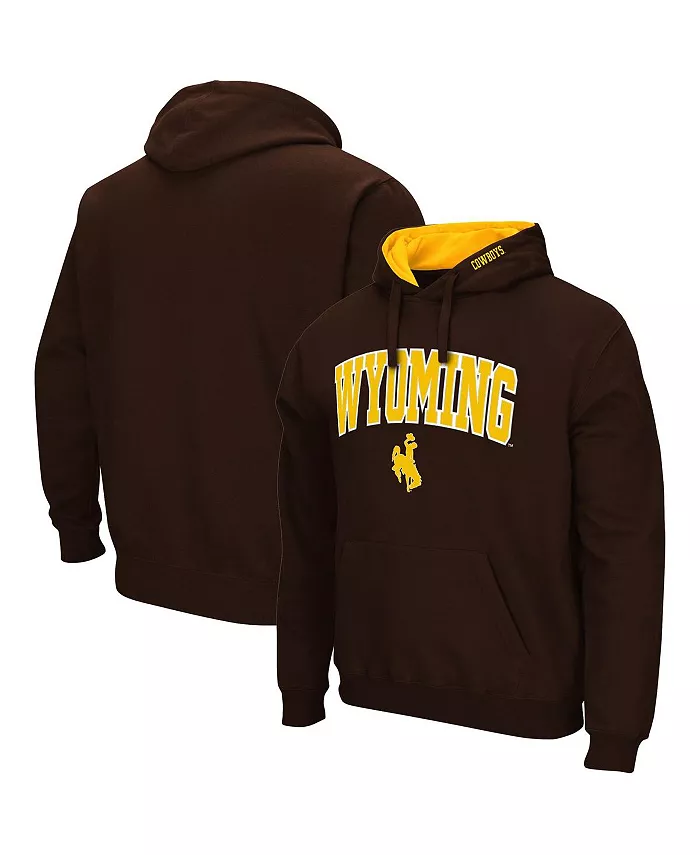 

Мужская толстовка с капюшоном Wyoming Cowboys с аркой и логотипом Colosseum, коричневый