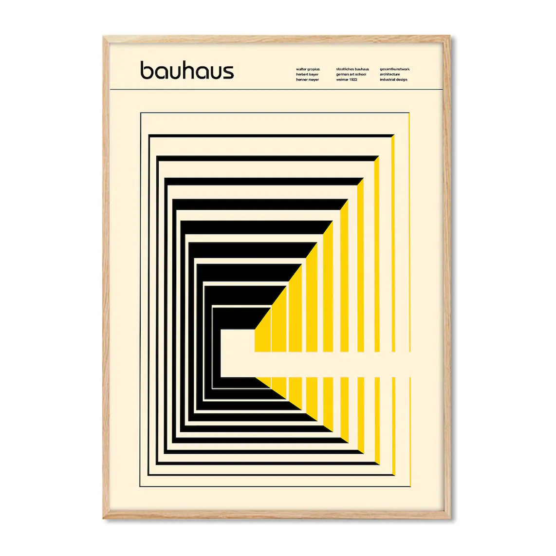 

Pstr Studio Принт студии LAM Dynamics Bauhaus PSTR, разноцветный