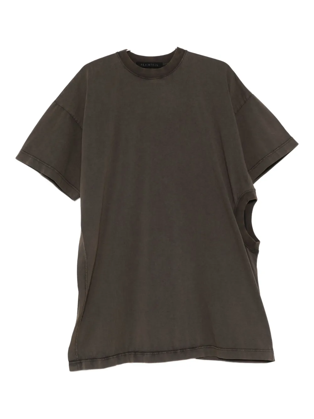 

Драпированная футболка Alainpaul, коричневый