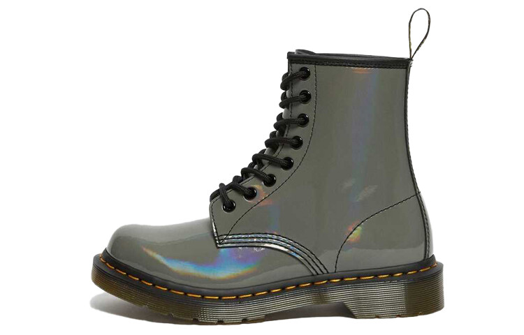 Ботинки Dr.Martens 1460 Rainbow Patent Lace Up Boots 'Gunmetal' Women's