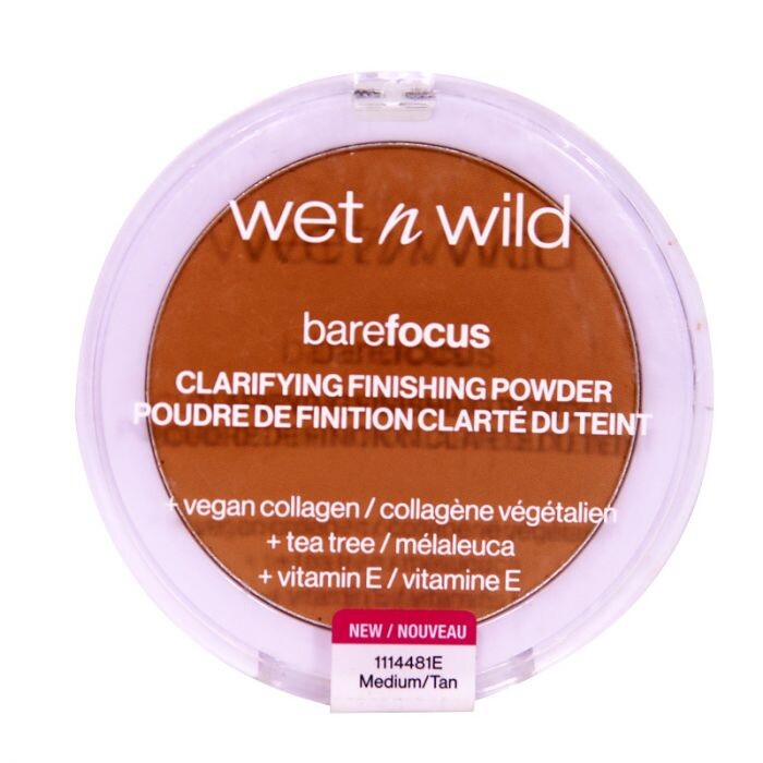 

Пудра для лица Polvos Fijadores Bare Focus Clarifying Finishing Powder Wet N Wild, Medium Tan