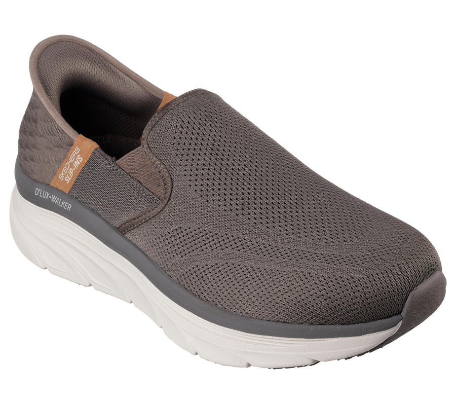 

SKECHERS Мужские кроссовки D-LUX WALKER ORFORD Slip-On, черные