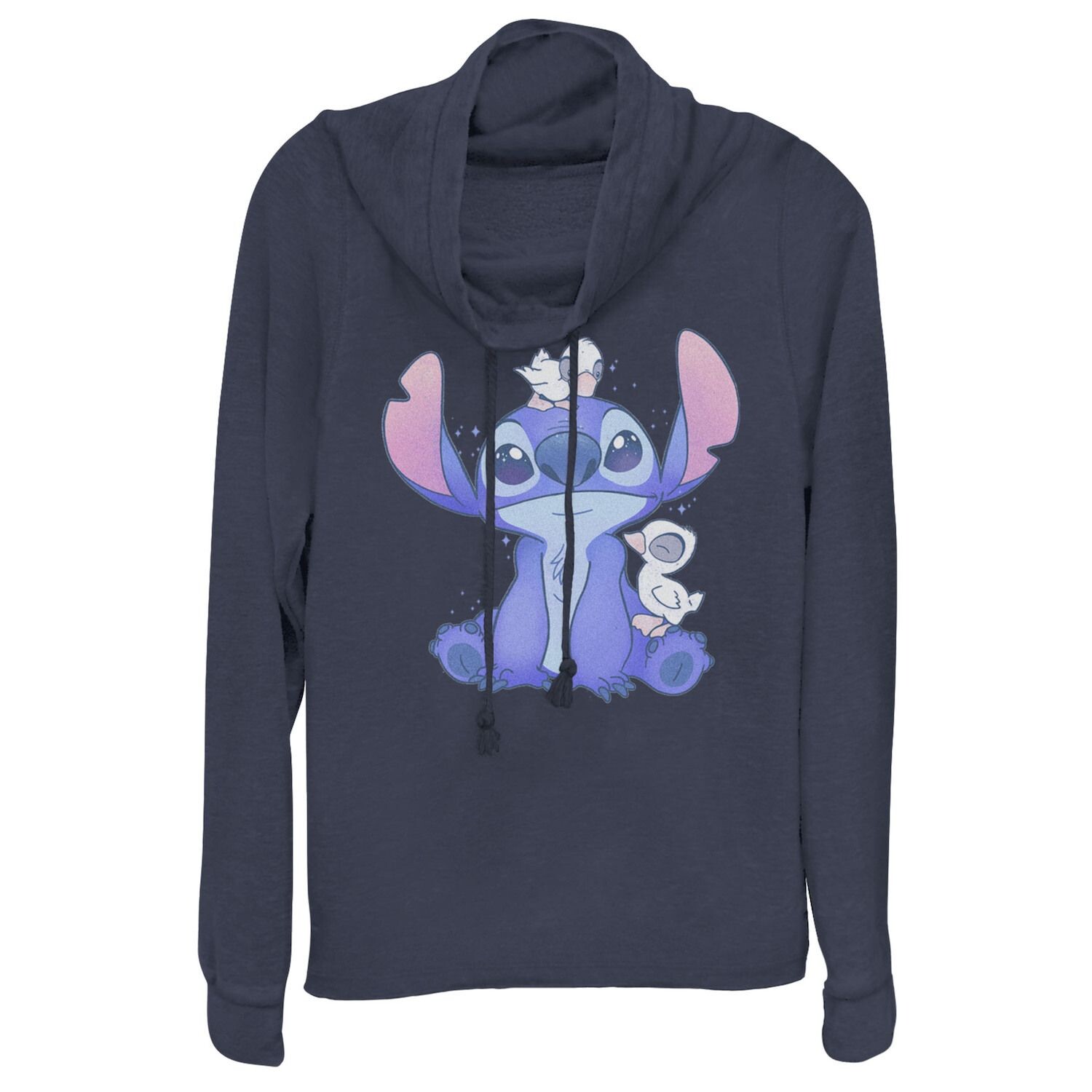Пуловер с портретом Lucky Duck от Disney's Lilo & Stitch Juniors St. Patty's Lucky Duck Licensed Character