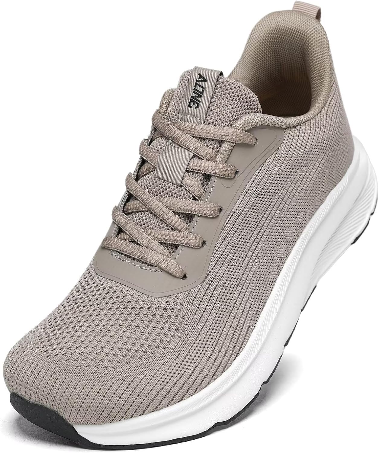 

Мужские кроссовки KDN с широкой носочной частью, амортизирующие для бега по дороге, противоскользящие, для ходьбы, удобные спортивные кроссовки для тренажерного зала, для широкой стопы, широкой полноты, хаки