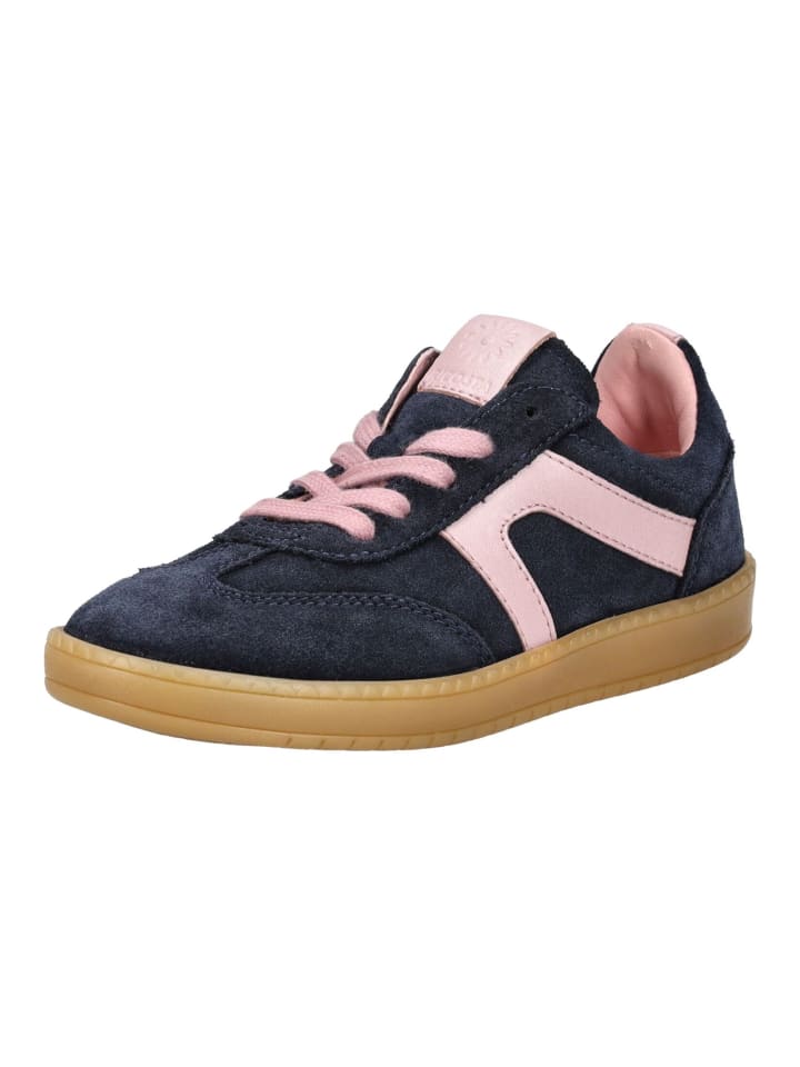 

Кроссовки на шнуровке Ricosta, цвет blau/pink