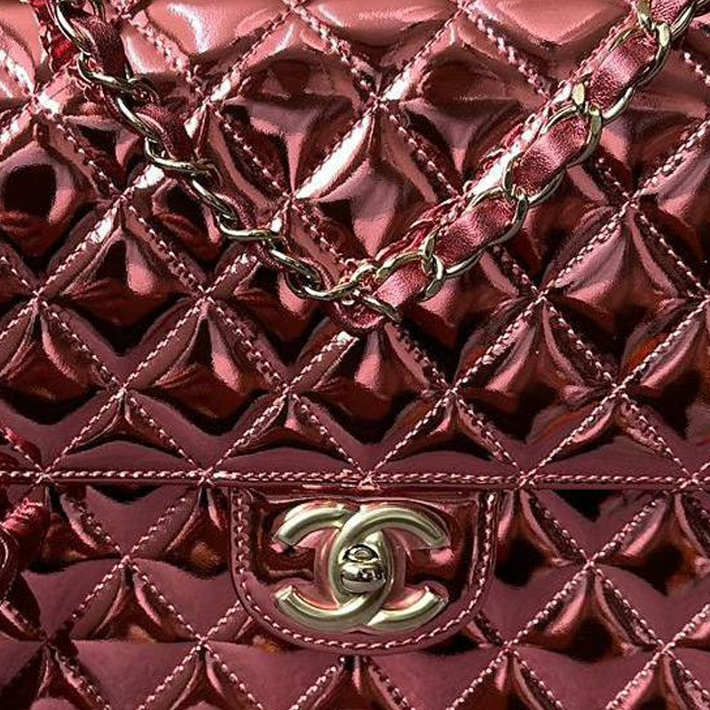 Chanel Рюкзак-кошелек из телячьей кожи, женский, неоново-розовый — фото 2
