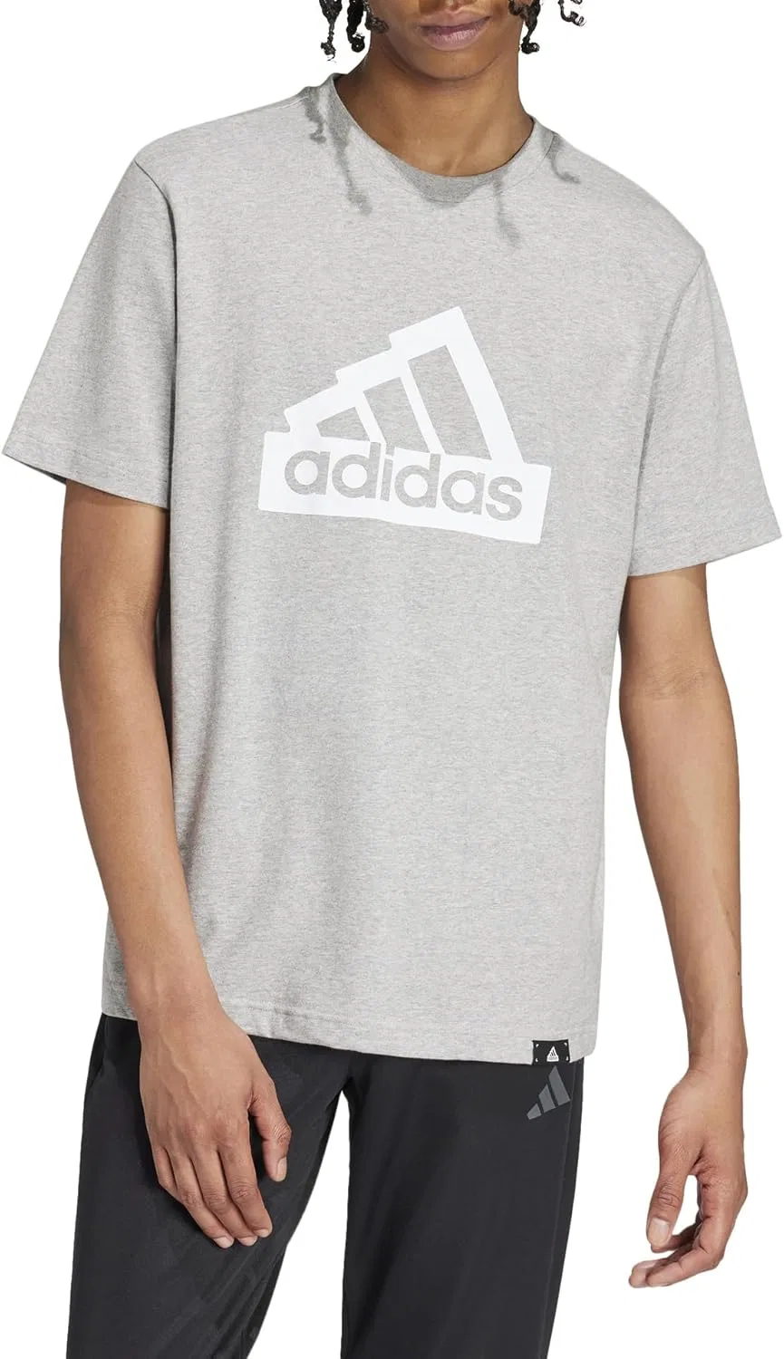 Футболка Active T-Shirt adidas, Medium Grey Heather — фото 4