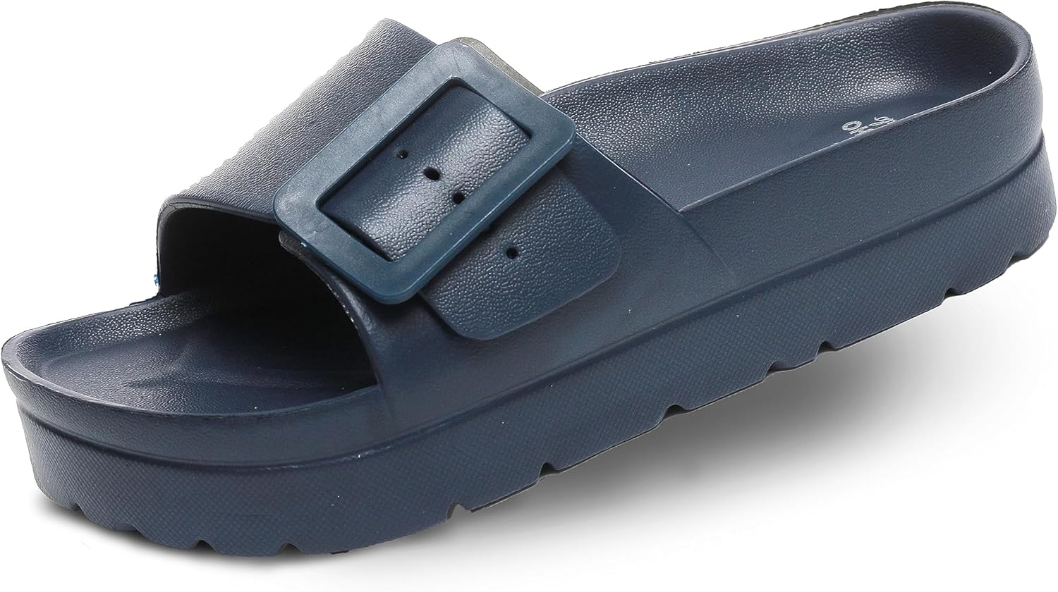 

Женские сандалии на платформе HAPPYO Maui, регулируемые с застежкой, плоские сандалии с поддержкой свода стопы, шлепанцы из ЭВА с толстой подошвой и дополнительной амортизацией, темно-синий