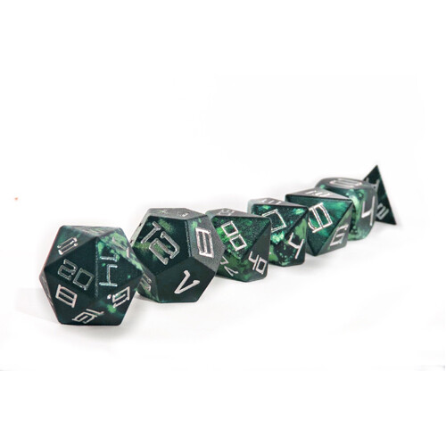 

Игровые кубики Jungle Dual Coloured Aluminium Solid Level Up Dice