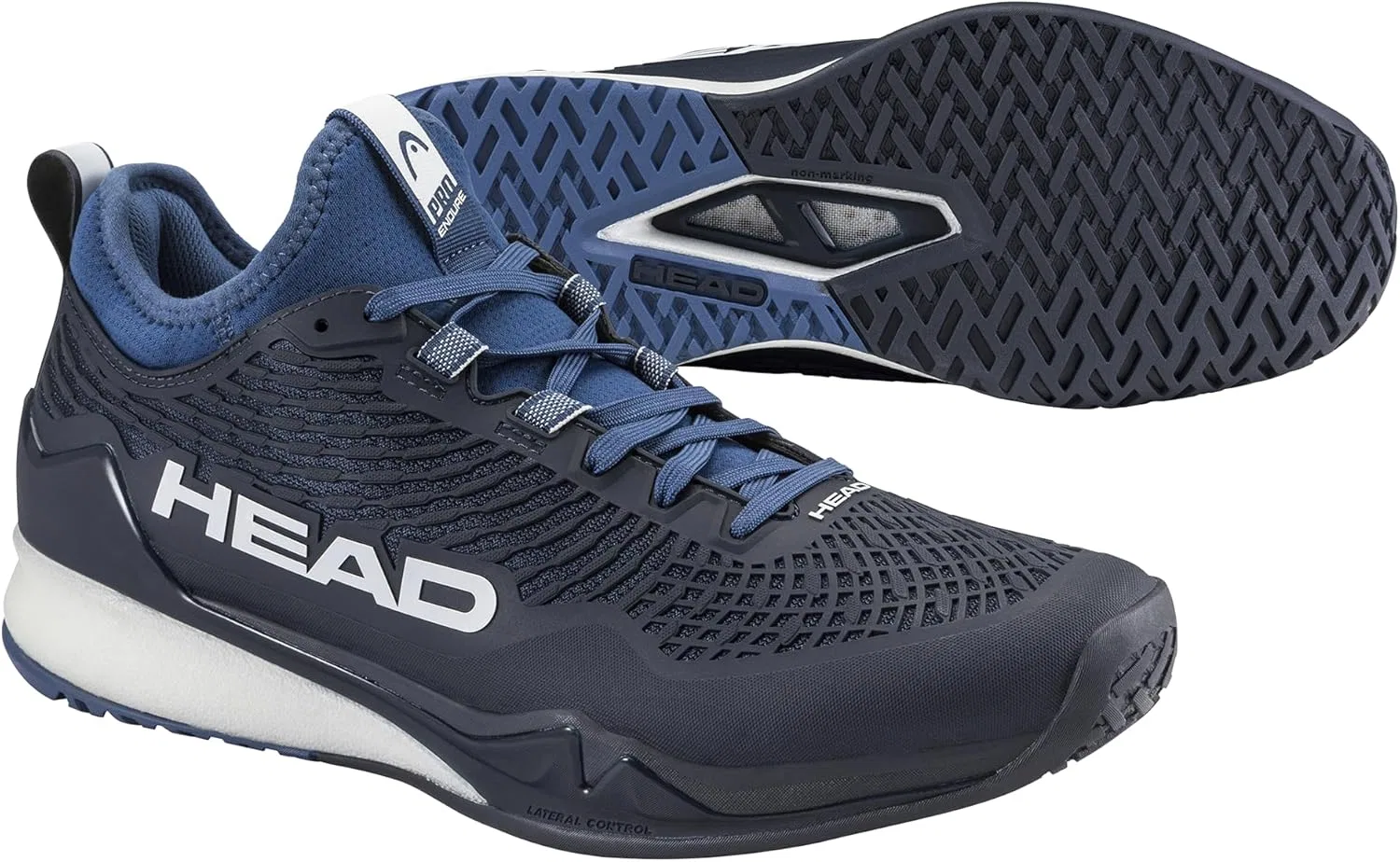 Мужские теннисные кроссовки HEAD Endure Pro, темно-синий/темно-синий — фото 2
