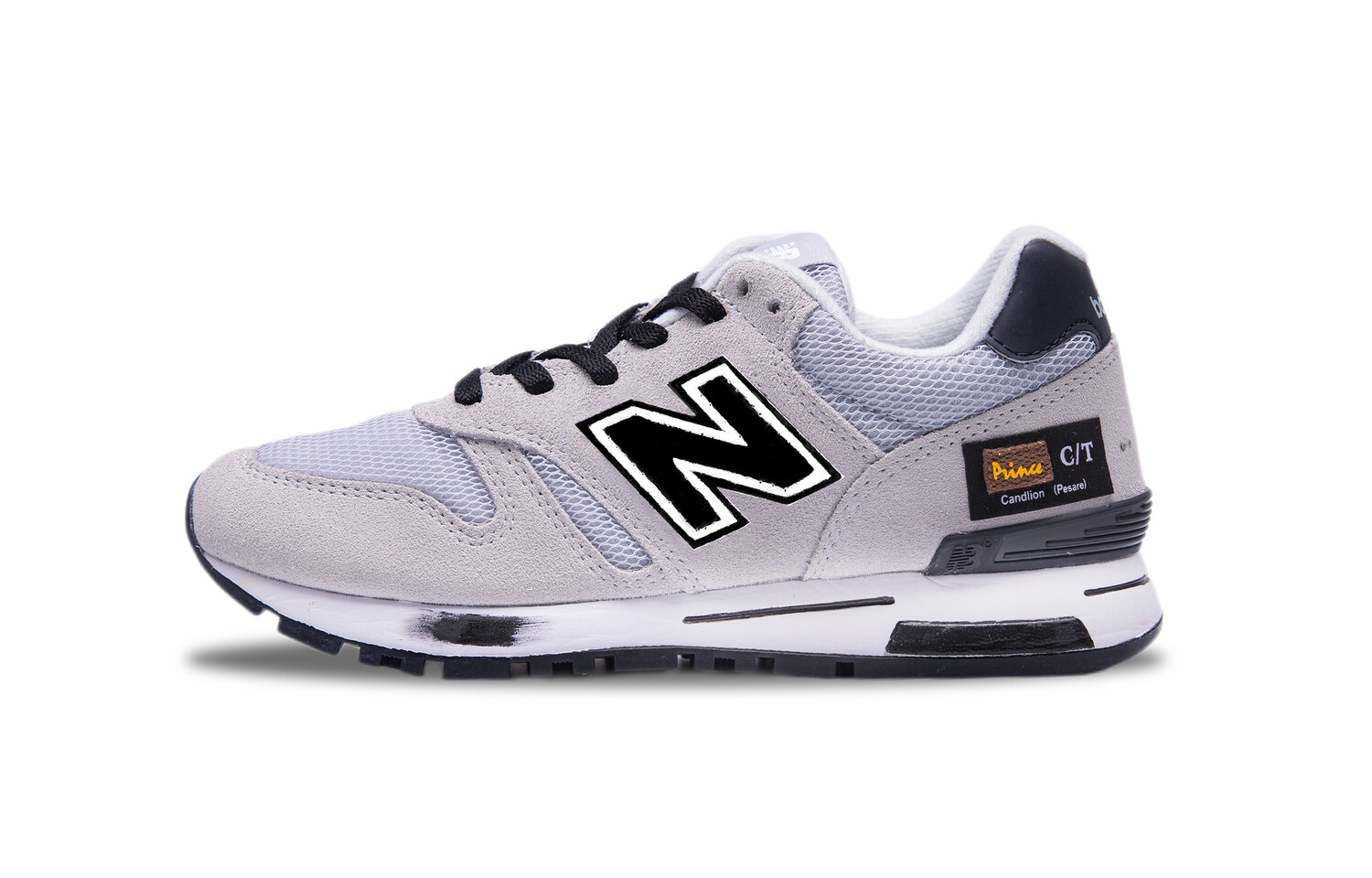 

Кроссовки NB 565 унисекс средней высоты, черные New Balance