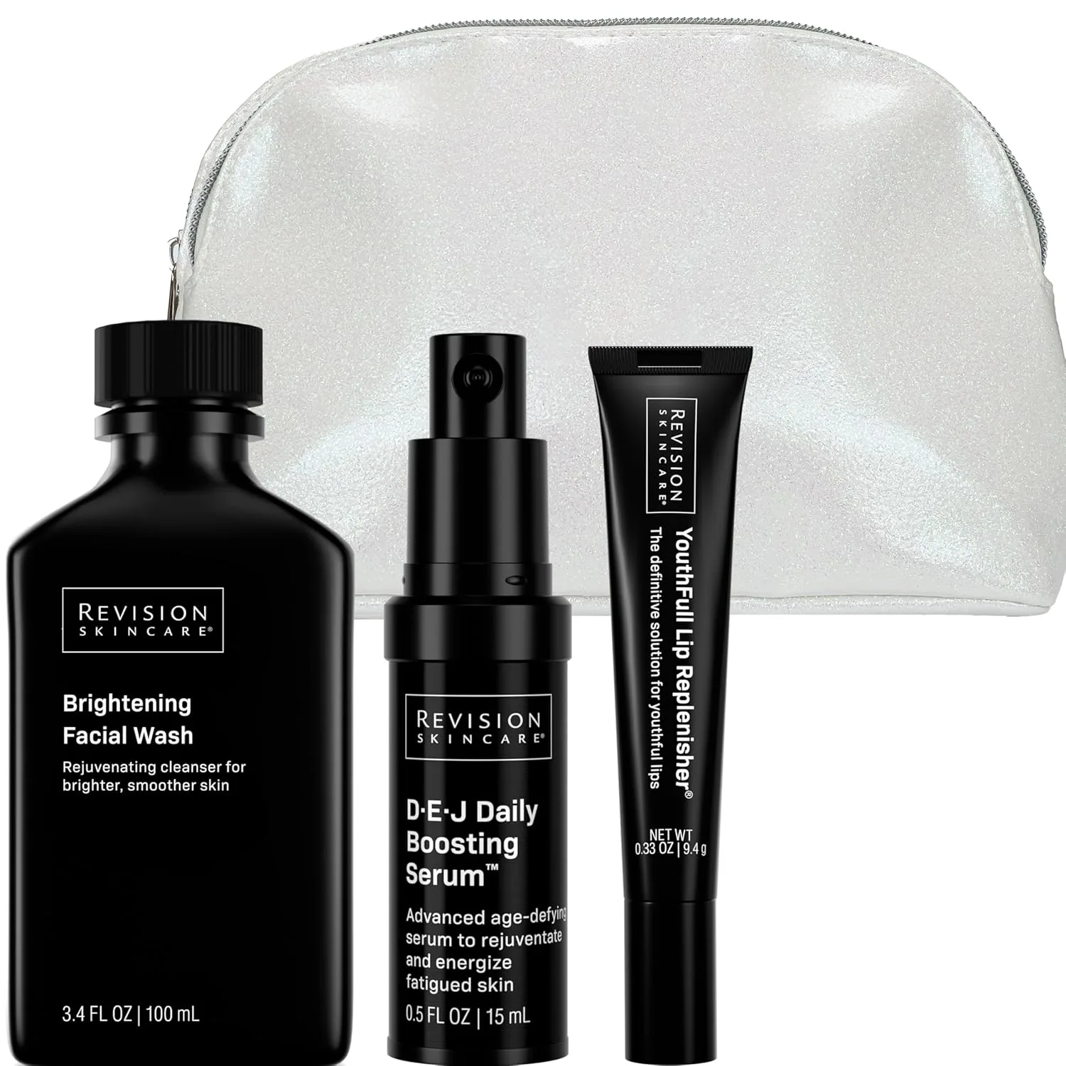 Сыворотка для ежедневного ухода Revision Skincare D·E·J Daily Boosting Serum, антивозрастная сыворотка, уменьшает морщины, поддерживает упругость и эластичность кожи. Подарочный набор основ для сияния