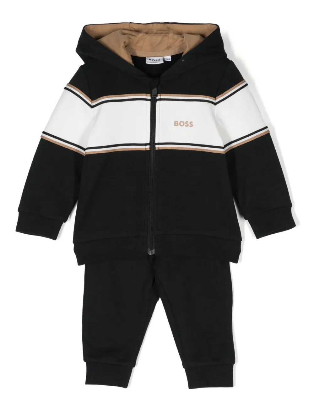 

Спортивный костюм с логотипом BOSS Kidswear, черный