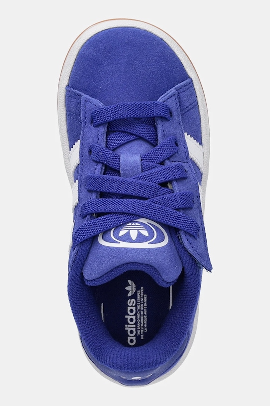 Детские замшевые кроссовки Campus 00s Adidas Originals, синий — фото 4