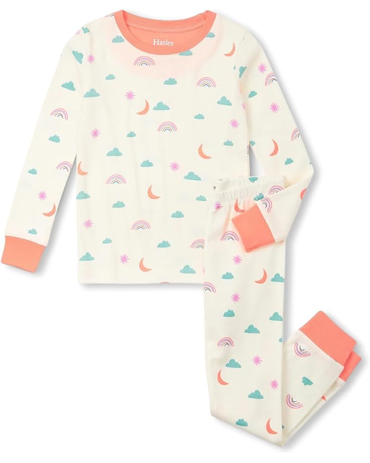 

Пижама Hatley Kids Charms Cotton Pajama Set, цвет Natural