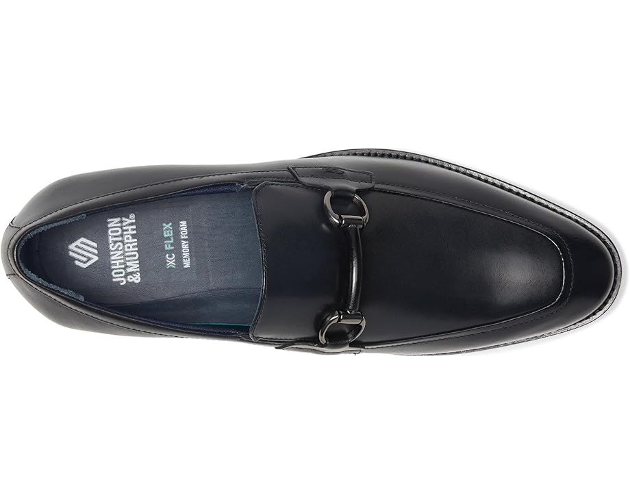 Мужские лоферы Johnston & Murphy Landry Bit, Black Full Grain — фото 2
