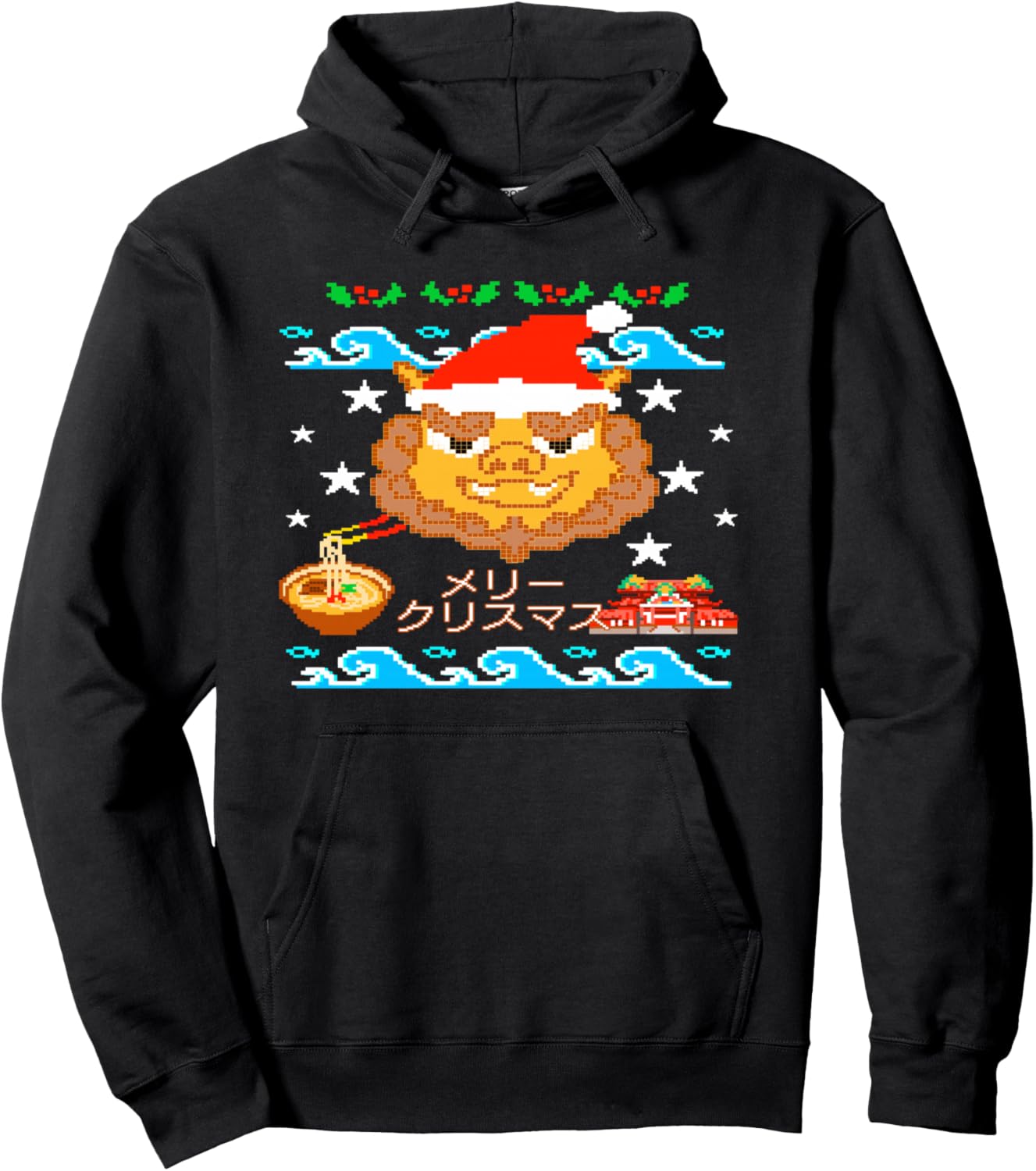 

Cisa Santa Claus. Счастливого Рождества, Шуриджо, Окинава Соба тоже милая! Худи-сувенир для вечеринки в уродливых свитерах I Love Okinawa Soba! A Souvenir Shop For Okinawans., черный
